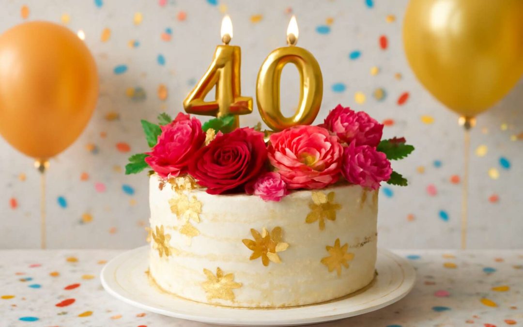 Celebrating the Perfect 40th with a Showstopping Birthday Cake 40th Design