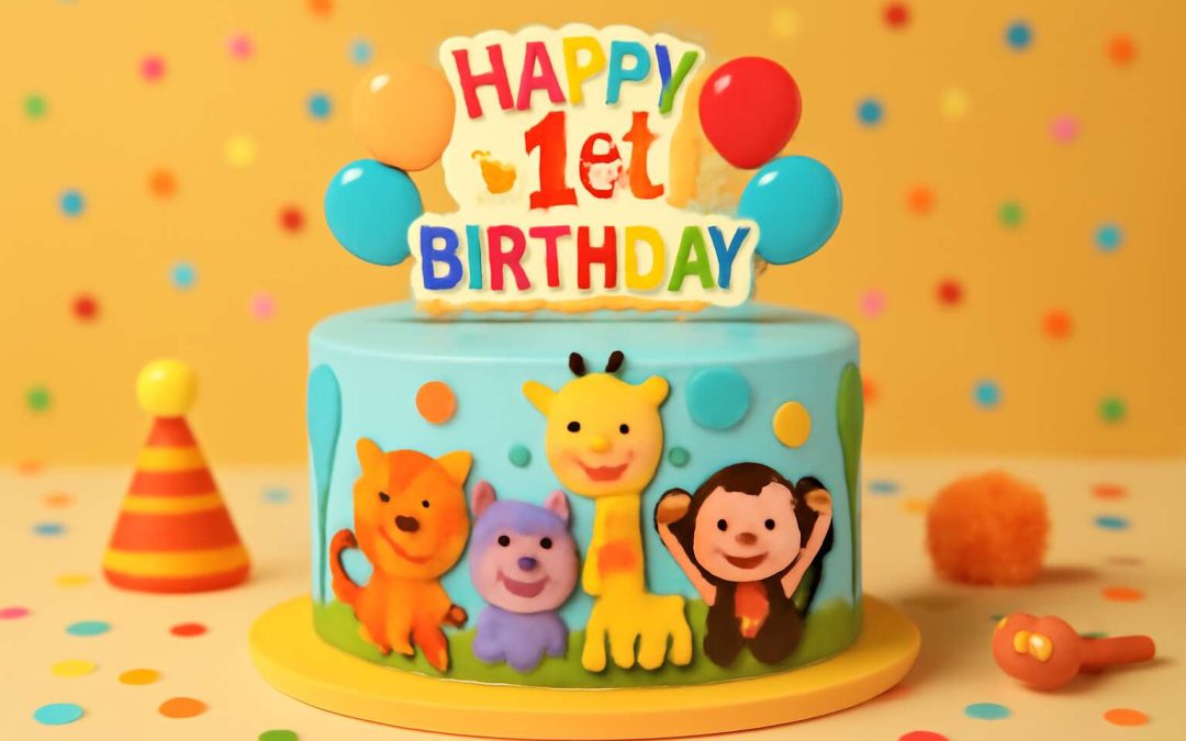 1st birthday cake