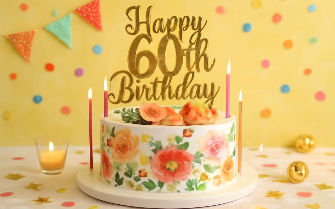 Celebrate a Milestone with Style: Stunning Ideas for an Unforgettable Birthday Cake 60th Celebration!
