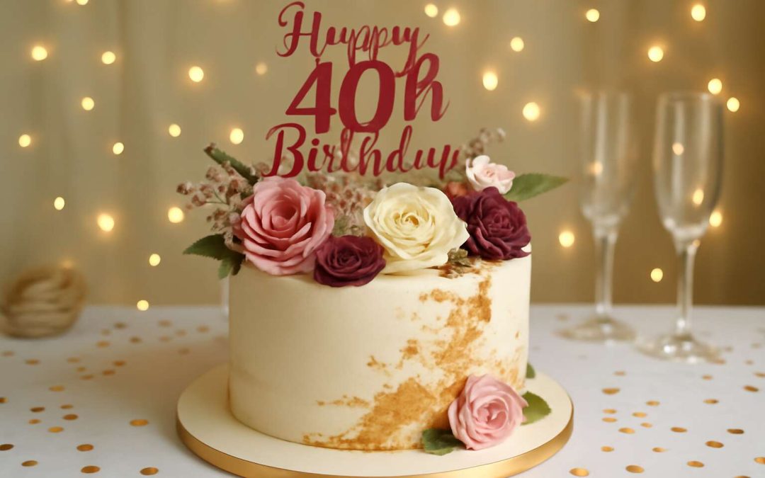 40th birthday cake for woman