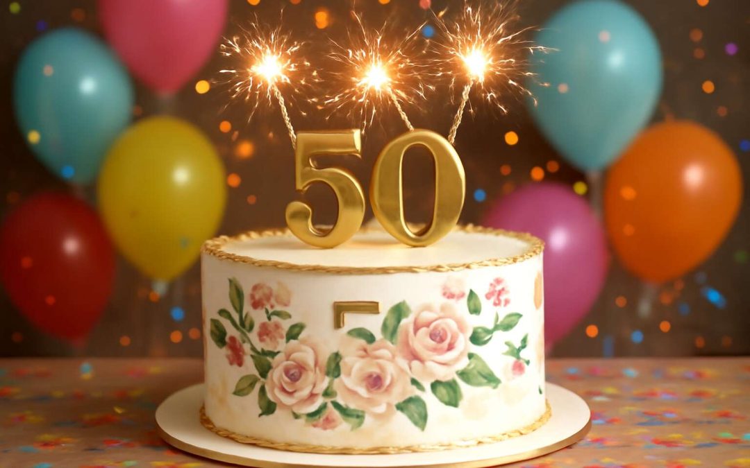 birthday cake 50th