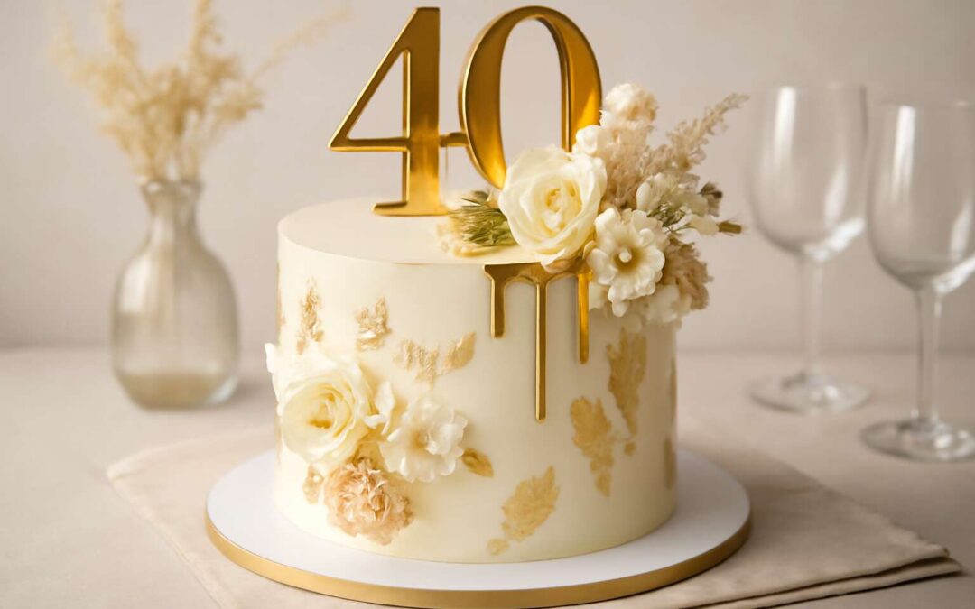 Stunning Ideas for a Modern 40th Birthday Cake for Female to Celebrate in Style