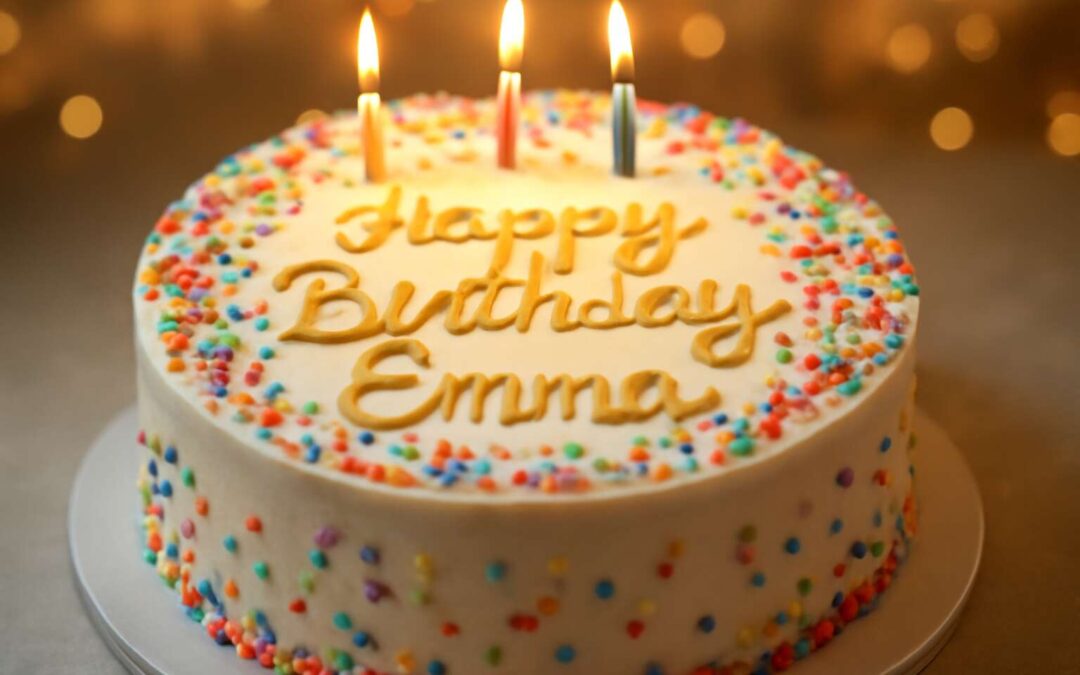 Make birthdays unforgettable with birthday cake wishes with name for a personal touch