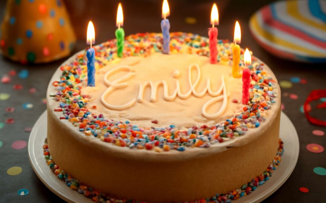 Stylize Your Party: birthday cake on name toppers that wow guests