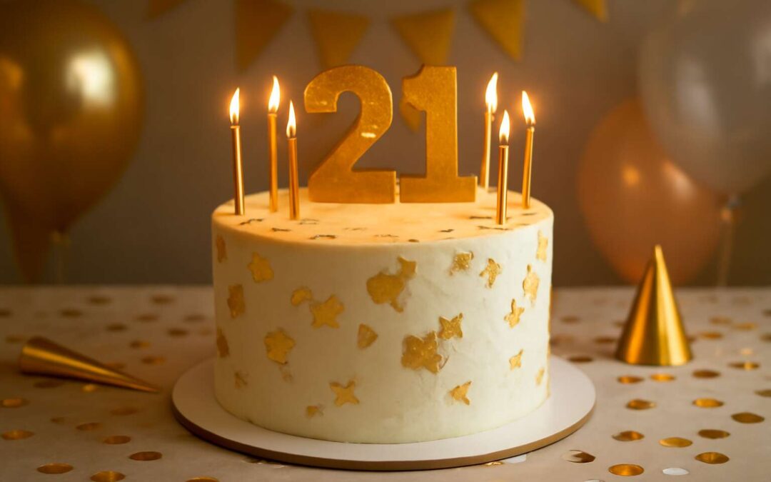 21st birthday cake